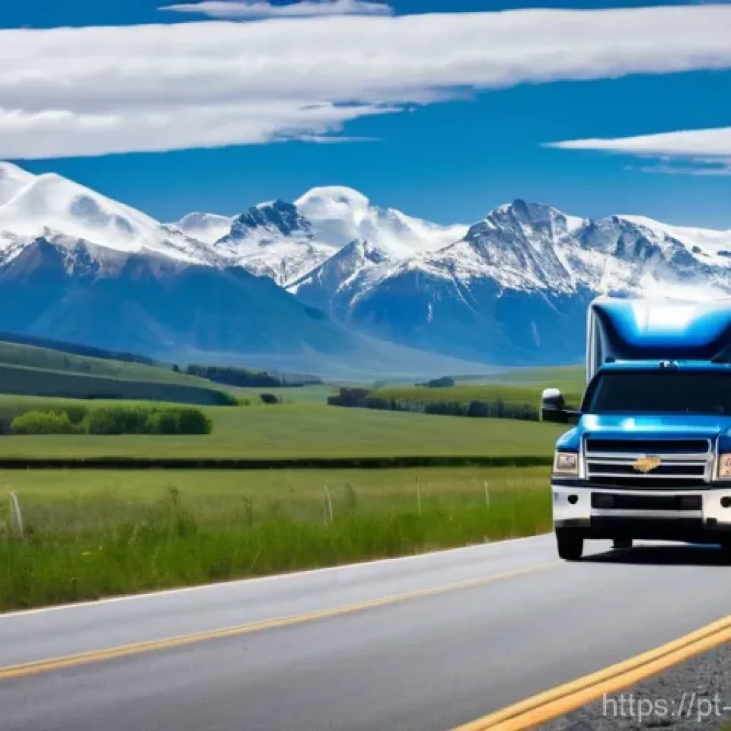 쉐보레 실버라도 견인력 테스트 - **Prompt 1: Majestic Silverado Towing through a Scenic Landscape**
    "A wide-angle, cinematic shot...